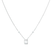 Collar Guess Dama 4G Light Plateado